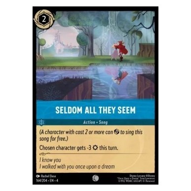 Seldom All They Seem