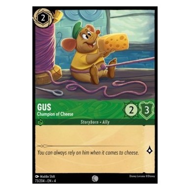 Gus - Champion of Cheese