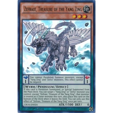 Zefraxi, Treasure of the Yang Zing