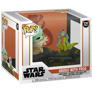 Funko Pop 721 - Grogu with Frog - Star Wars (Oversized)