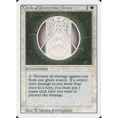 Circolo di Protezione: Verde