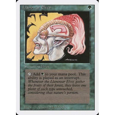 Elfi di Llanowar
