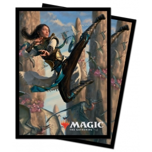 Ultra Pro 100 Bustine Protettive - Magic The Gathering - Ikoria Terra dei Behemoth - Narset della Tradizione Antica Ultra Pro...