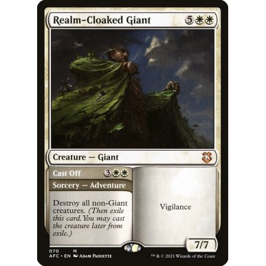 Realm-Cloaked Giant // Gettare Via