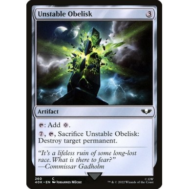 Unstable Obelisk