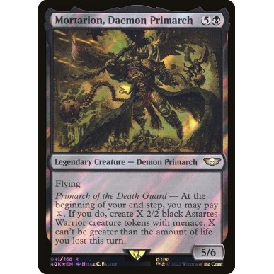 Mortarion, Daemon Primarch
