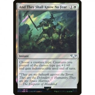 And They Shall Know No Fear