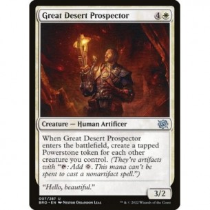 Prospettore del Grande Deserto