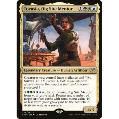 Tocasia, Dig Site Mentor