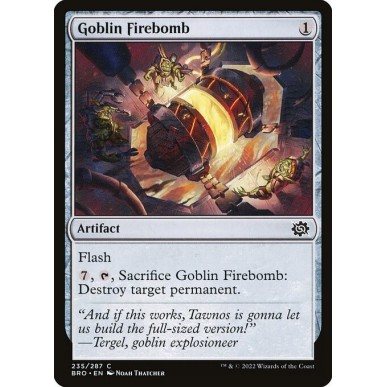Bomba Incendiaria Goblin