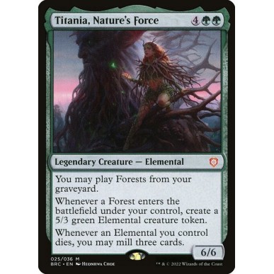 Titania, Potenza della Natura