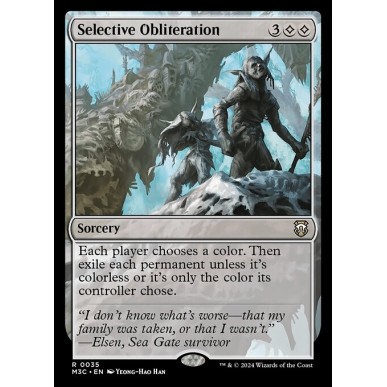 Selective Obliteration