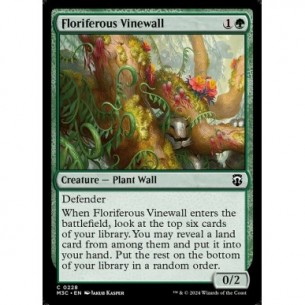 Floriferous Vinewall