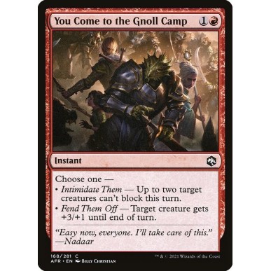 Arrivate all'Accampamento degli Gnoll
