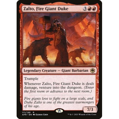 Zalto, Duca dei Giganti del Fuoco
