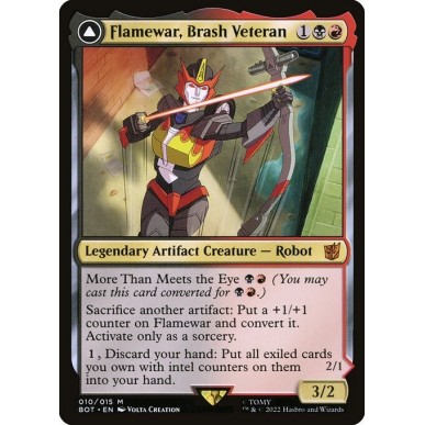 Flamewar, Brash Veteran // Flamewar,...
