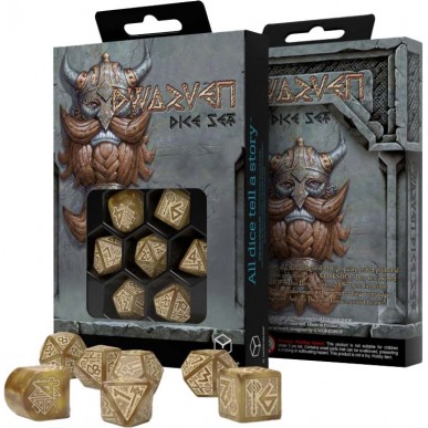 Q Workshop - Set 7 Dadi - Dwarven Gold