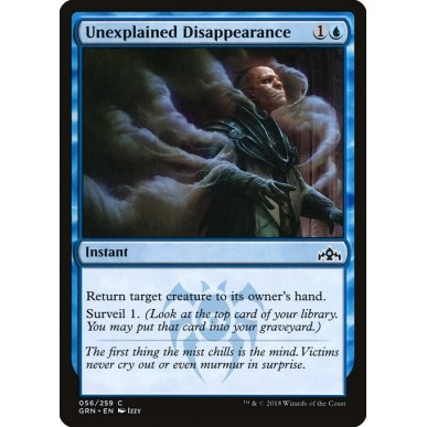 Unexplained Disappearance