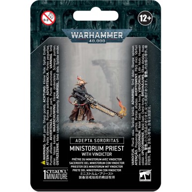 Adepta Sororitas - Ministrorum Priest with Vindictor (10a Edizione)