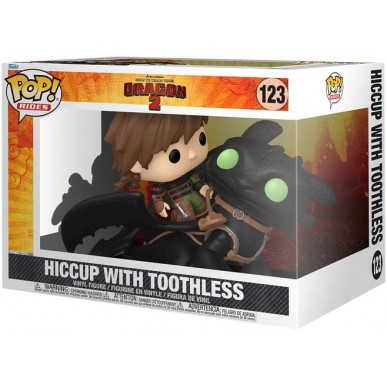 Funko Pop Rides 123 - Hiccup with Toothless - How to Train Your Dragon 2 (Oversized)