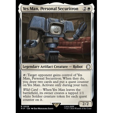 Yes Man, Securitron Personale