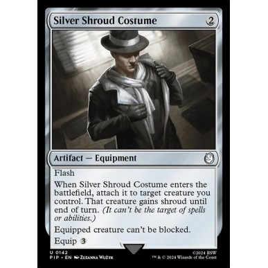 Costume da Silver Shroud