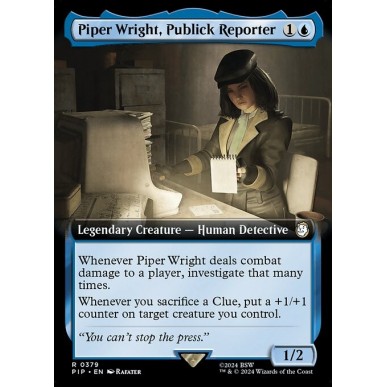 Piper Wright, Publick Reporter