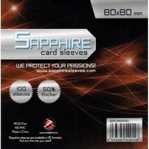 Sapphire Card Sleeves Caramel 80x80 mm - 100 pezzi Red Glove 3,00 €