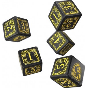 Q Workshop - Set 5 Dadi con Borsa - Harry Potter - Hufflepuff 2