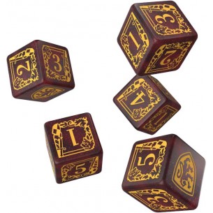 Q Workshop - Set 5 Dadi con Borsa - Harry Potter - Gryffindor 2