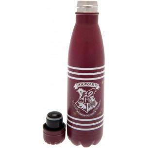 Bottiglia in Metallo - Harry Potter - Hogwarts Stemma e Strisce (540ml) 2
