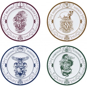 Piatti - Harry Potter - Case di Hogwarts (Set da 4) 2