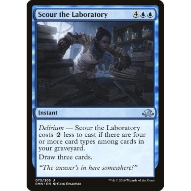 Scour the Laboratory