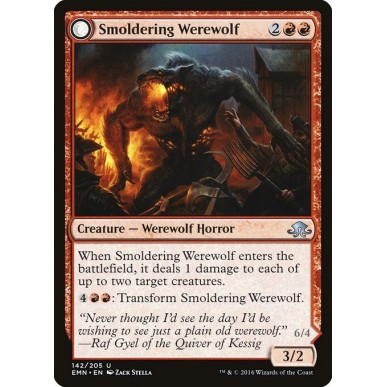 Smoldering Werewolf // Erupting...