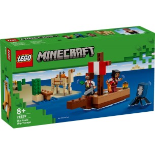 LEGO Minecraft - 21259 - Il Viaggio del Galeone dei Pirati