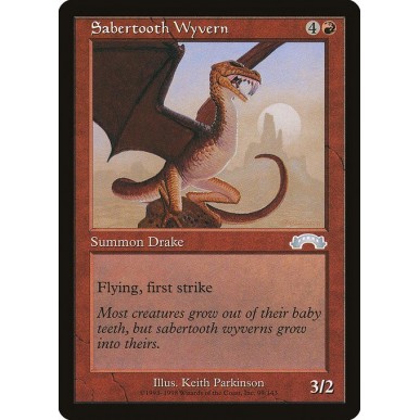 Sabertooth Wyvern