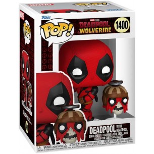 Funko Pop 1400 - Deadpool with Headpool - Deadpool & Wolverine