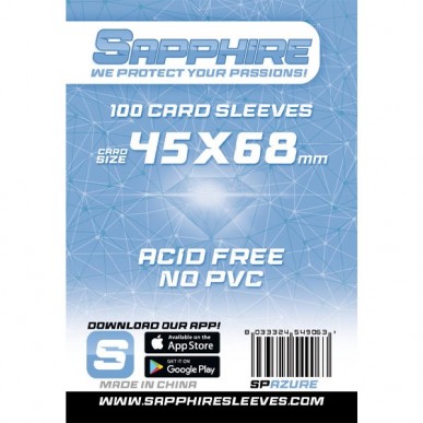 Bundle 5x Sapphire - Azure 45 x 68 mm...