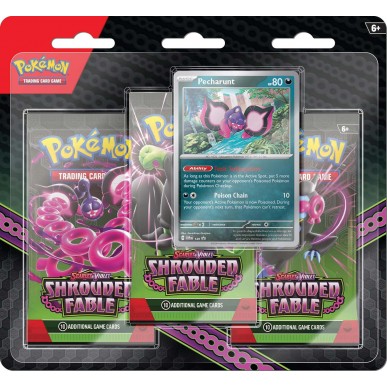 Scarlet & Violet: Shrouded Fable - 3 Pack Blister Pecharunt (ENG)