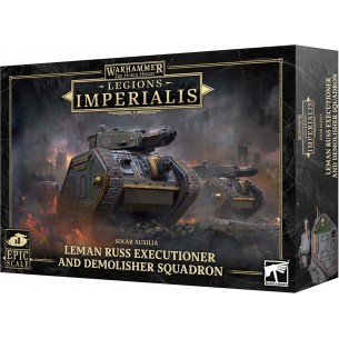 Legions Imperialis - Solar Auxilia - Leman Russ Executioner and Demolisher Squadron