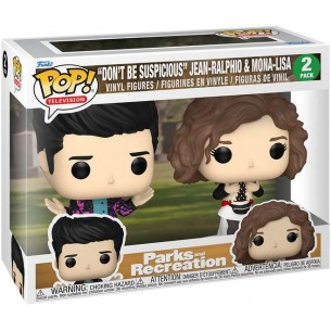 Funko Pop Television 2 Pack - “Don’t Be Suspicious” Jean-Ralphio & Mona-Lisa - Parks and Recreation
