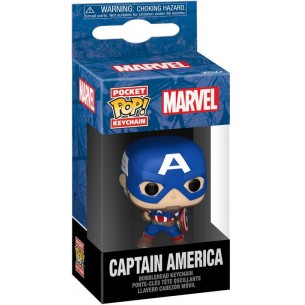 Funko Pop Keychain - Captain America - Marvel
