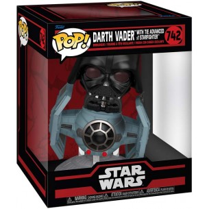Funko Pop 742 - Darth Vader with TIE Advanced X1 Starfighter - Star Wars (15cm)