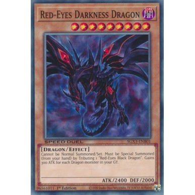 Drago Oscuro Occhi Rossi (V.1 - Common)