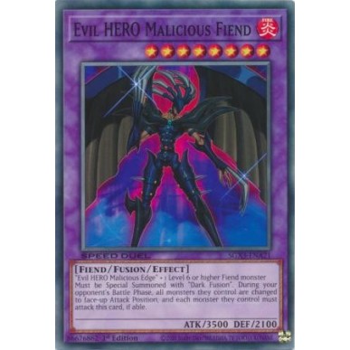 Evil HERO Malicious Fiend (V.1 - Common)