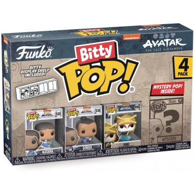 Funko Bitty Pop - Avatar: the Last Airbender 4 Pack - Katara / Sokka / Suki / Mystery