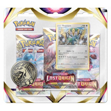 Sword & Shield: Lost Origin - 3 Pack Blister Regigigas (ENG)