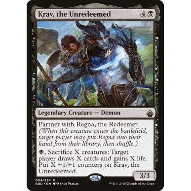 Krav, the Unredeemed