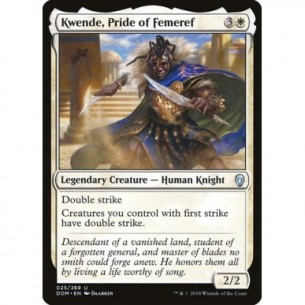 Kwende, Orgoglio di Femeref