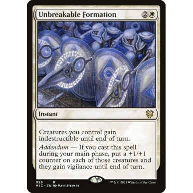 Unbreakable Formation